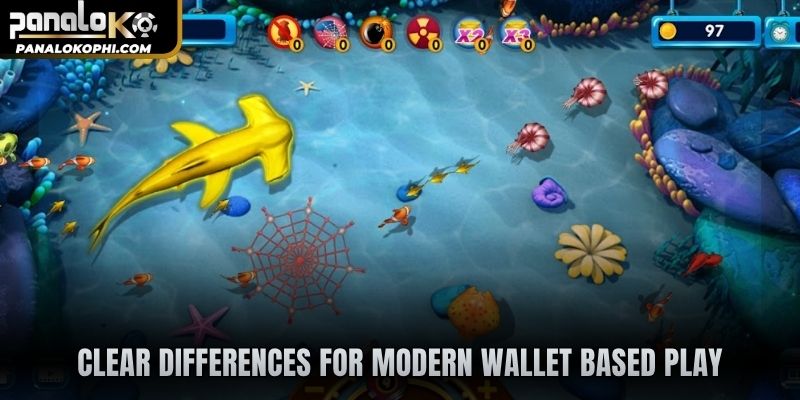 Clear differences for modern wallet based play