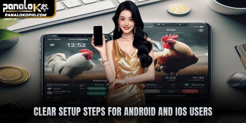 Clear setup steps for Android and iOS users