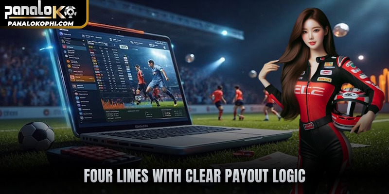 Four lines with clear payout logic