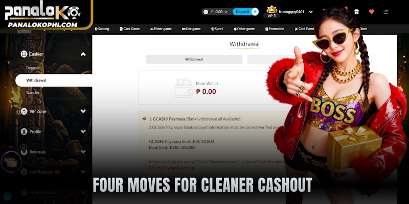 Four moves for cleaner cashout