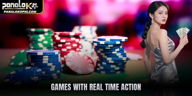 Games with real time action