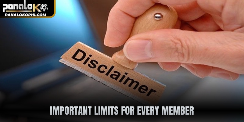 Important limits for every member