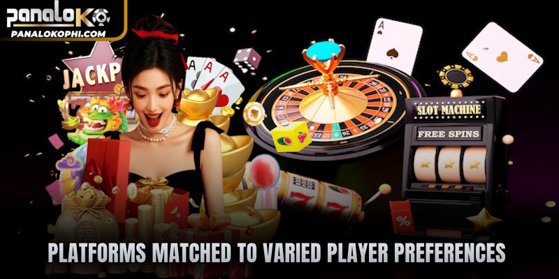 Platforms matched to varied player preferences