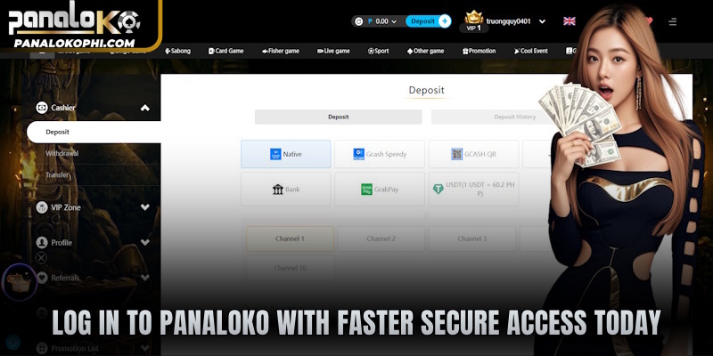 Safer ways to deposit money into PANALOKO