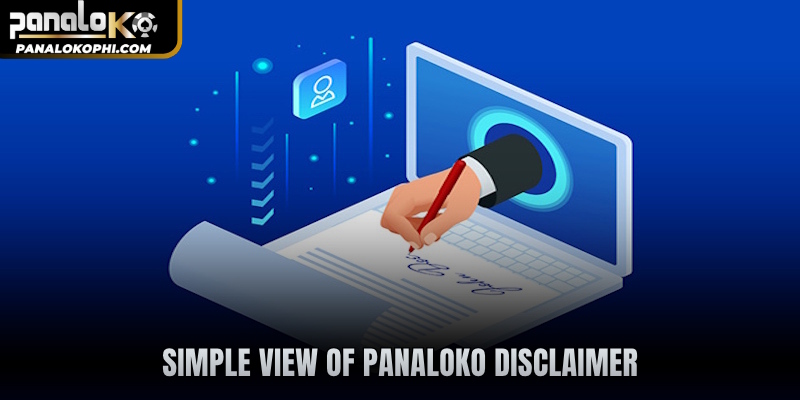 Simple view of PANALOKO disclaimer