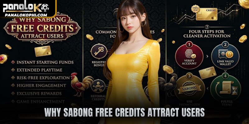 Why Sabong free credits attract users